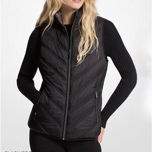Michael Kors Down Packable Vest Sz S